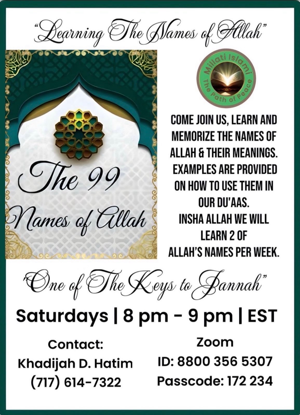 Learning the Names of Allah